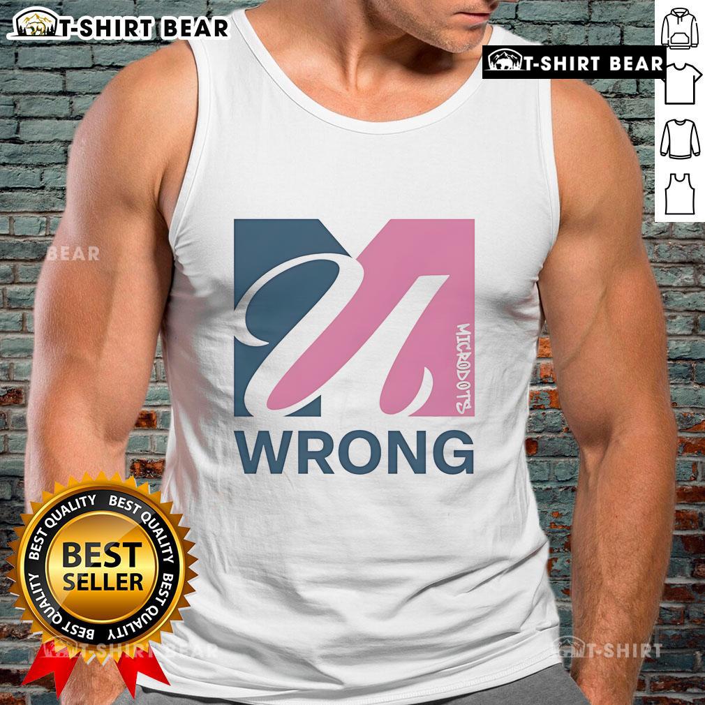 Official U Wrong Logo Tank Top Official U Wrong Logo Tank Top featuring a stylish design for casual wear, perfect for summer outings and events.
