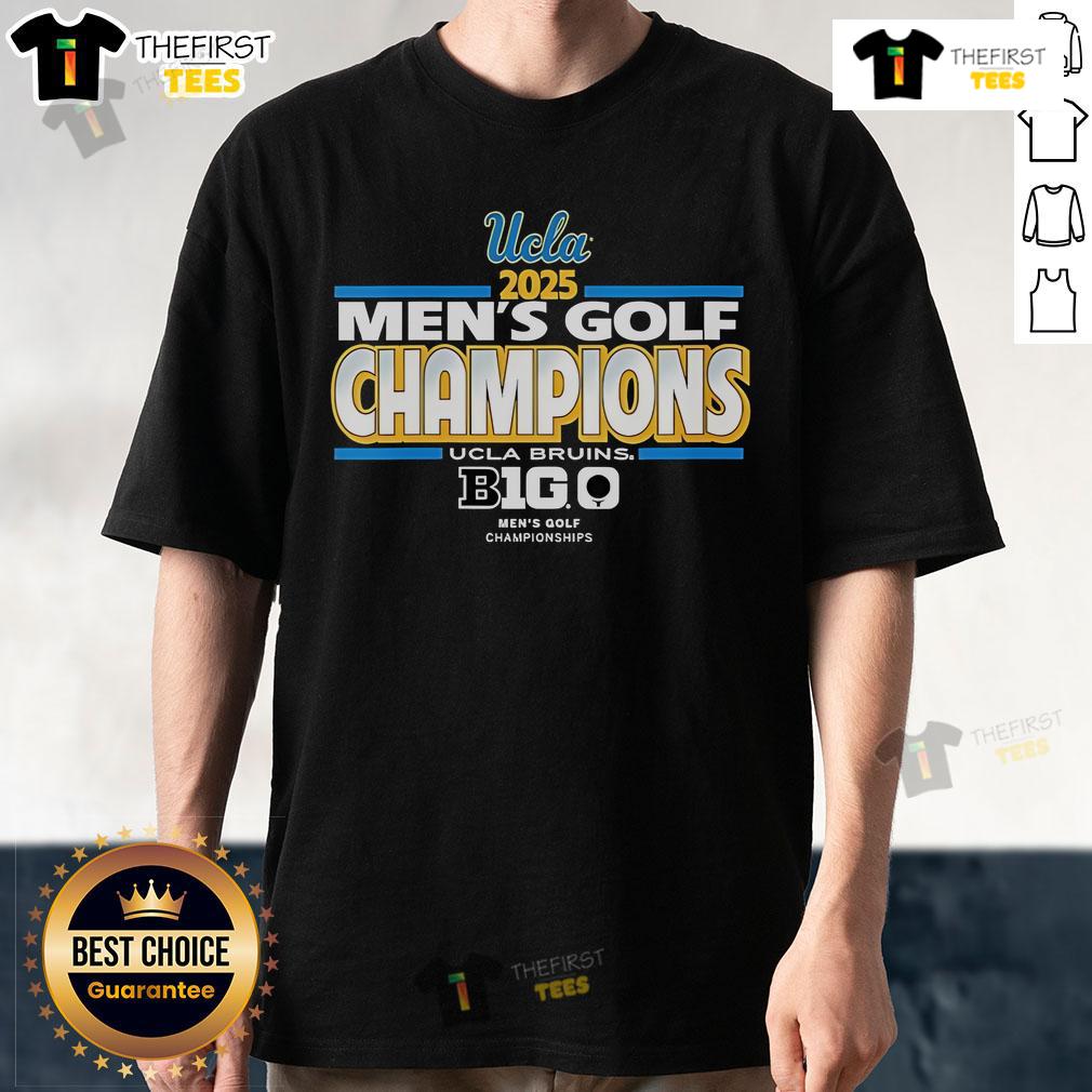 Official Ucla Bruins Men'S Golf Big Ten Champs 2025 Tournament T Shirt