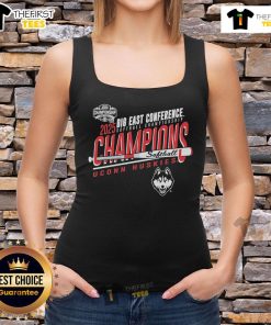 Official UConn Huskies 2025 Big East Softball Champions tank top featuring team colors and logo, perfect for fans.