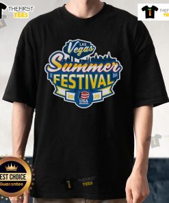 Official USA Boxing 2025 Las Vegas Summer Festival T-Shirt featuring vibrant graphics and event branding.