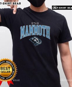 Official Utah Mammoth Classic Logo T-Shirt featuring a bold design and vibrant colors, perfect for fans and collectors.