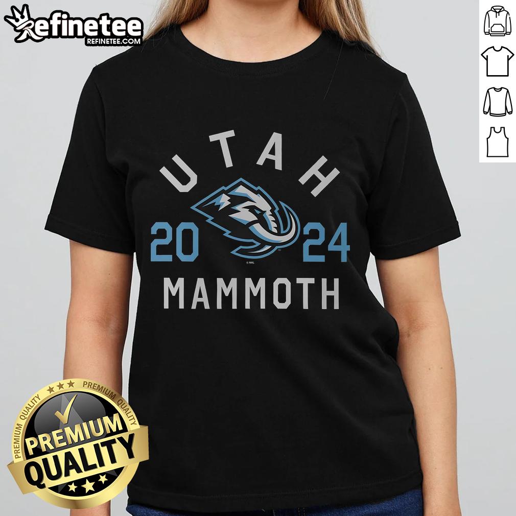 Official Utah Mammoth Heritage Ladies Tee Official Utah Mammoth Heritage Ladies Tee showcasing stylish design and vibrant colors for fans of Utah's mammoth history.