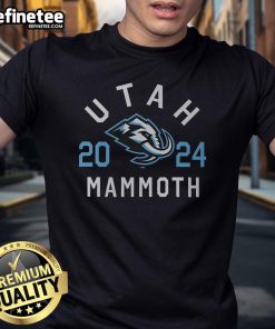 Official Utah Mammoth Heritage T-Shirt featuring a vibrant mammoth graphic and state-inspired design for enthusiasts.