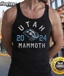 Official Utah Mammoth Heritage Tank Top featuring a unique mammoth graphic, perfect for casual wear and outdoor adventures.