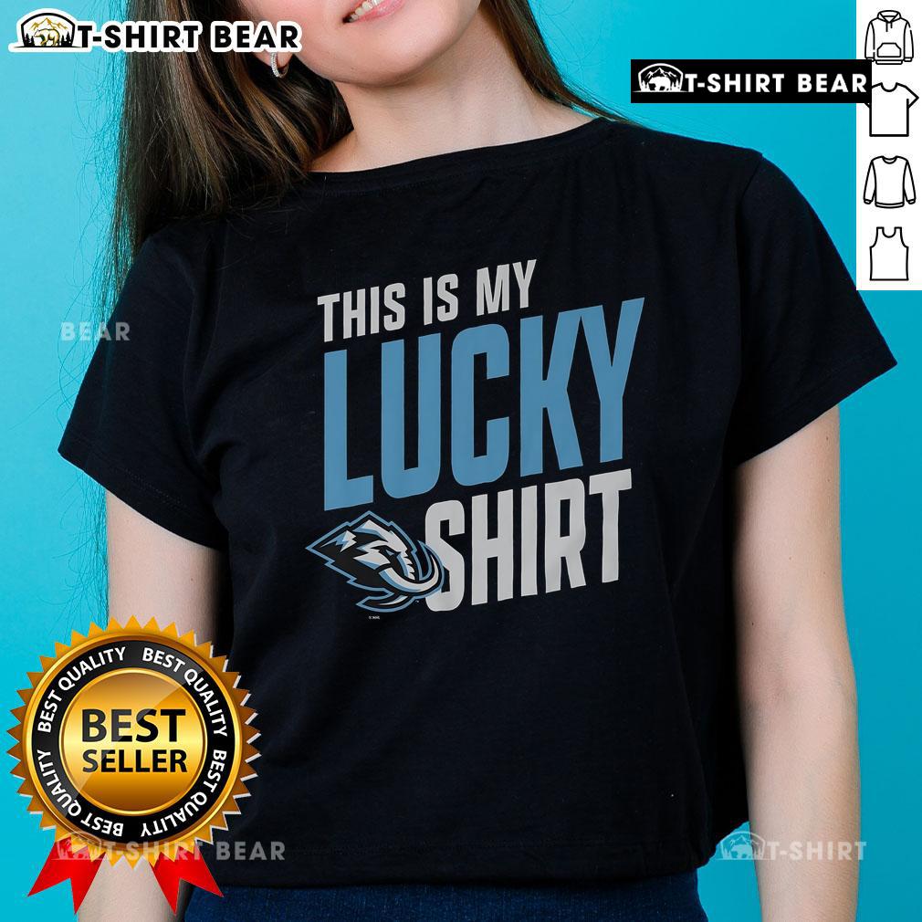 Official Utah Mammoth This Is My Lucky Ladies Tee Official Utah Mammoth 'This Is My Lucky Ladies' Tee in vibrant colors, perfect for casual wear and outdoor adventures.
