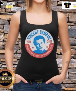 Official Vincent Gambini 2028 Tank Top featuring a stylish design, perfect for casual summer outfits and fans of the movie.