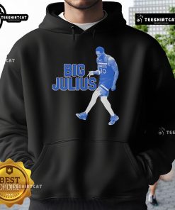 Alt Text: Official Vintage Julius Randle Minnesota Timberwolves Hoodie showcasing team colors and logo in a stylish design.