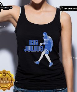 Alt Text: Official vintage Julius Randle Minnesota Timberwolves tank top in blue, showcasing team logo and stylish design.