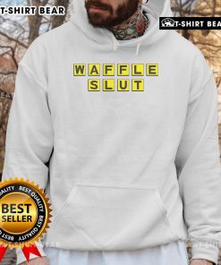 Official Waffle Slut Hoodie in vibrant colors, showcasing trendy streetwear style for casual outfits.