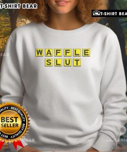 Cozy Official Waffle Slut Sweatshirt in a stylish design, perfect for casual wear and waffle enthusiasts.