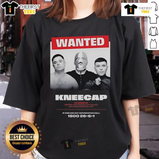 Official Wanted Kneecap Tee by British Metropolitan Police for Counter Terrorism - Ladies' Stylish Shirt Design