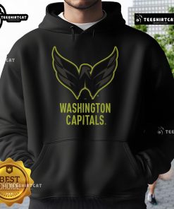 Alt Text: Official Washington Capitals Highlight Reel Hoodie featuring team colors and logo, perfect for fans and cozy wear.
