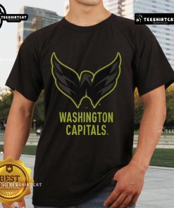 Official Washington Capitals Highlight Reel T-Shirt featuring team logo and vibrant graphics for fans and collectors.