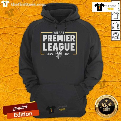 Alt Text: Official We Are Premier League 2024-2025 Champions Hoodie showcasing team pride and style in vibrant colors.