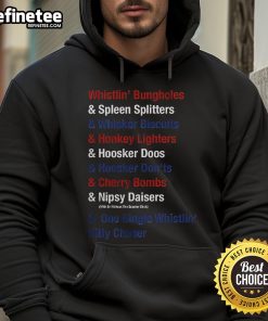 Official Whistlin Bungholes Cherry Bombs Joe Dirt Fireworks Hoodie featuring vibrant graphics and comfortable fit.