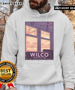 Alt Text: Official Wilco Waxahatchee Tour poster for New Orleans on May 3, 2025, featuring a stylish hoodie design.