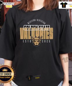 Official WNBA Golden State Valkyries Block City 2025 ladies tee featuring vibrant team colors and stylish design.