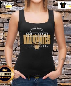 Official WNBA Golden State Valkyries Block City 2025 tank top featuring vibrant team colors and logo for sports fans.