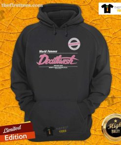 Alt Text: Official World Famous Deathwish Private Club hoodie in North Hollywood, USA, featuring bold logo and stylish design.