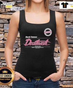Alt Text: Official World Famous Deathwish Private Club tank top, stylish design from North Hollywood, USA.