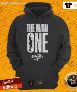 Official Zilla 3 Belts The Man One Hoodie in black, showcasing a stylish design perfect for casual wear.