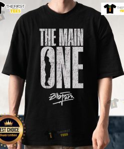 Official Zilla 3 Belts The Man One T-Shirt featuring a bold graphic design on a stylish black tee for casual wear.
