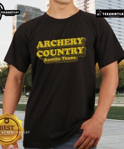 Original Archery Country Austin Texas T-Shirt featuring a vibrant design for archery enthusiasts in Austin, Texas.