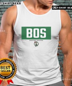 Original Boston Celtics BOS Crossbar Tank Top featuring team colors and logo, perfect for fans and summer wear.