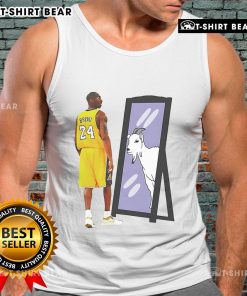 Alt Text: Original Goat Mirror Kobe Bryant Tank Top featuring iconic design and vibrant colors for basketball fans.