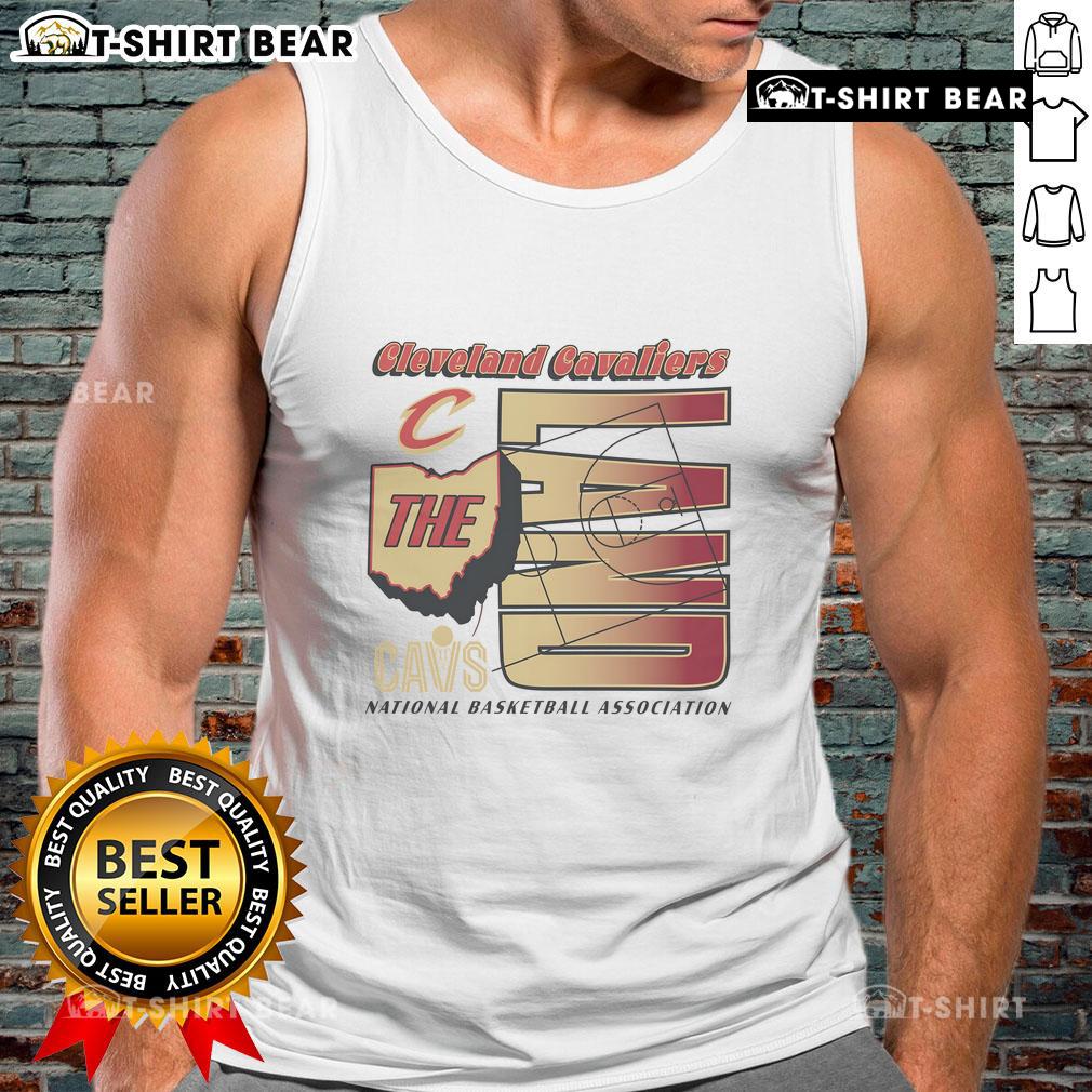 Original The Cavs Land Cleveland Cavaliers National Basketball Association Tank Top Original Cleveland Cavaliers tank top featuring NBA logo, perfect for fans of the Cavs and basketball enthusiasts.