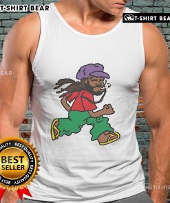 Premium Amine Running Man Tank Top featuring a sleek design, perfect for active wear and outdoor workouts.