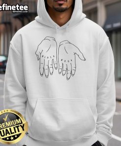 Alt Text: Premium Black Book Traditional Fit Hands Hoodie showcasing stylish design and comfortable fit for everyday wear.