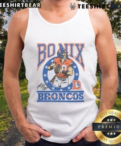 Premium Broncos Bo Nix Signature Tank Top featuring bold graphics and comfortable fit for fans and athletes.