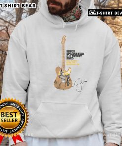 Premium Bruce Springsteen E Street Band concert hoodie, Manchester UK tour, May 14, 2025, featuring guitar rock design.