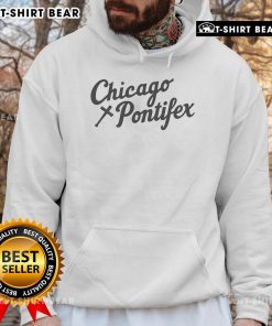 Premium Chicago Pontifex Hoodie in black, featuring a stylish design, perfect for casual wear and street fashion.