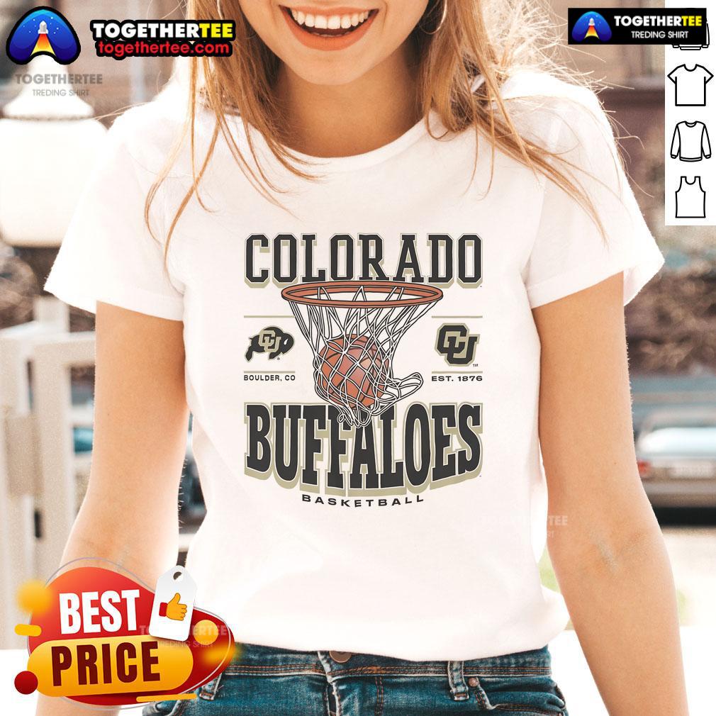 Premium Colorado Buffaloes Game Time Ladies Tee Premium Colorado Buffaloes Game Time Ladies Tee in black with team logo, perfect for game day and showing team spirit.