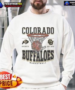 Premium Colorado Buffaloes Game Time Sweatshirt in black, featuring team logo, perfect for game day or casual wear.