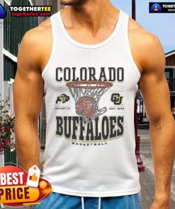 Premium Colorado Buffaloes Game Time Tank Top in black with logo, perfect for sports fans and summer outings.