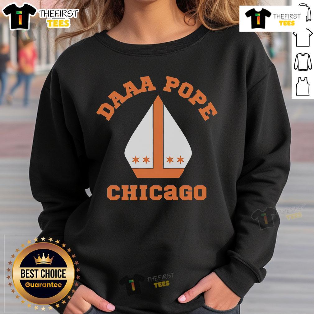 Premium Daaa Pope Chicago Sweatshirt Premium DAAA Pope Chicago Sweatshirt featuring a stylish design for fans of Chicago sports and streetwear culture.