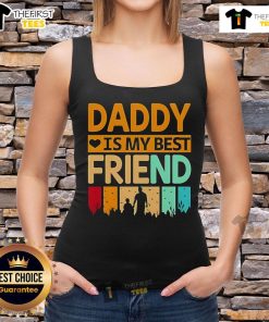 Premium Daddy Is My Best Friend Tank Top in stylish design, perfect for casual outings and showcasing a fun personality.