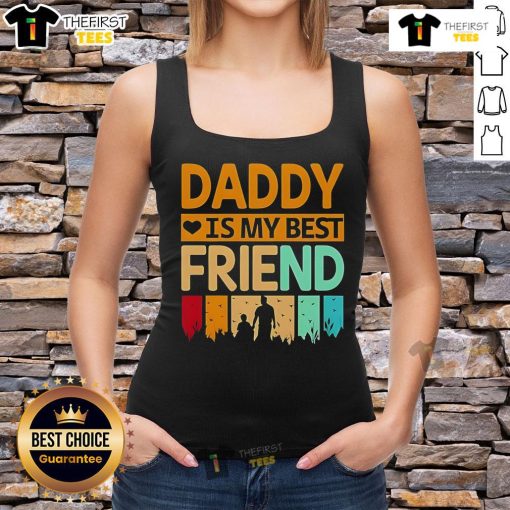 Premium Daddy Is My Best Friend Tank Top in stylish design, perfect for casual outings and showcasing a fun personality.