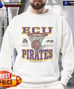 Premium East Carolina Pirates Game Time Sweatshirt in purple featuring logo, perfect for fans on game day.