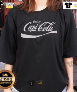 Premium Enjoy Capi-Cola Ladies Tee featuring a stylish design, perfect for casual wear and summer outings.