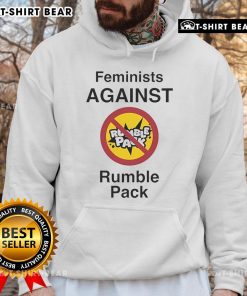 Premium Feminist Against Rumble Pack Hoodie in stylish design, showcasing empowerment and support for feminist movements.