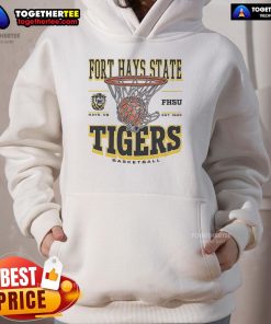 Alt Text: Premium Fort Hays State Tigers Game Time Hoodie featuring team colors and logo, perfect for fans on game day.