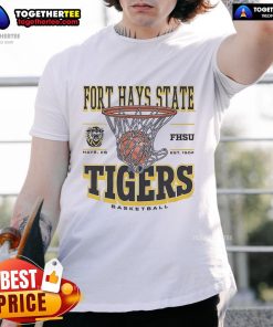Premium Fort Hays State Tigers Game Time T-Shirt featuring vibrant team colors and logo, perfect for game day attire.
