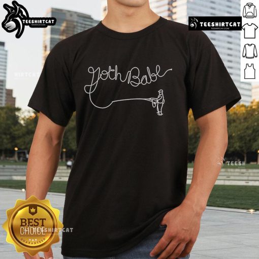 Premium Goth Babe Fly Fishing T-Shirt featuring a stylish gothic design perfect for fishing enthusiasts and fashion lovers.