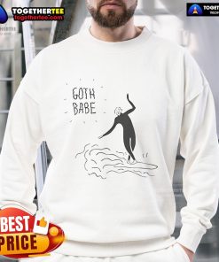 Alt Text: Premium Goth Babe Griff and Sadie sweatshirt featuring stylish design and dark aesthetic for edgy fashion lovers.
