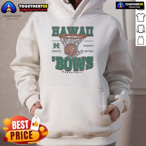 Premium Hawaii Rainbow Warriors Game Time Hoodie featuring vibrant colors and team logo for fans and athletes.