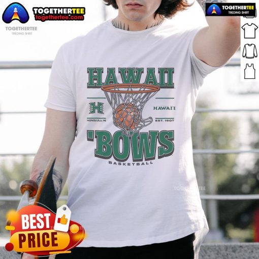 Premium Hawaii Rainbow Warriors Game Time T-Shirt featuring vibrant team colors and bold logo for fans and supporters.
